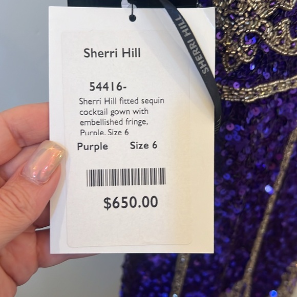 Spectacular Sherry Hill beaded dress size 6 new with tags. - Picture 7 of 7